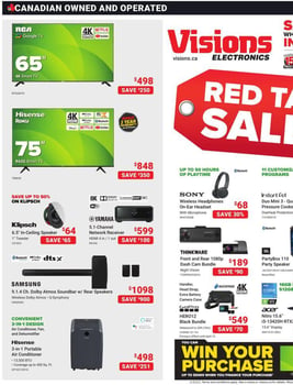 Visions Electronics - Weekly Flyer Specials